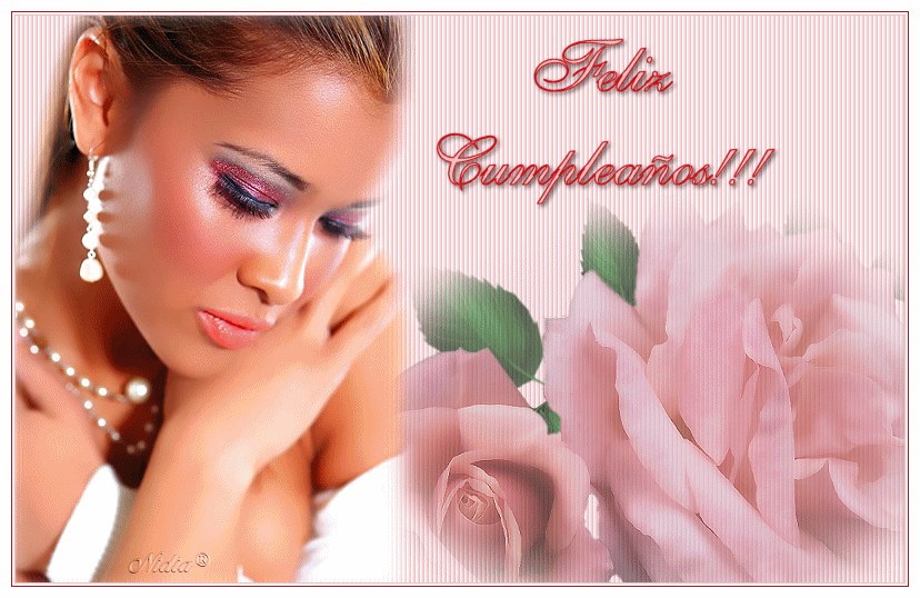 feliz cumpleaños rosa