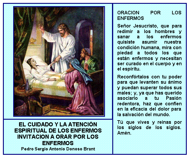 Oración Por Los Enfermos Imagui