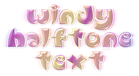 Click here for the Windy Halftone Text Tutorial
