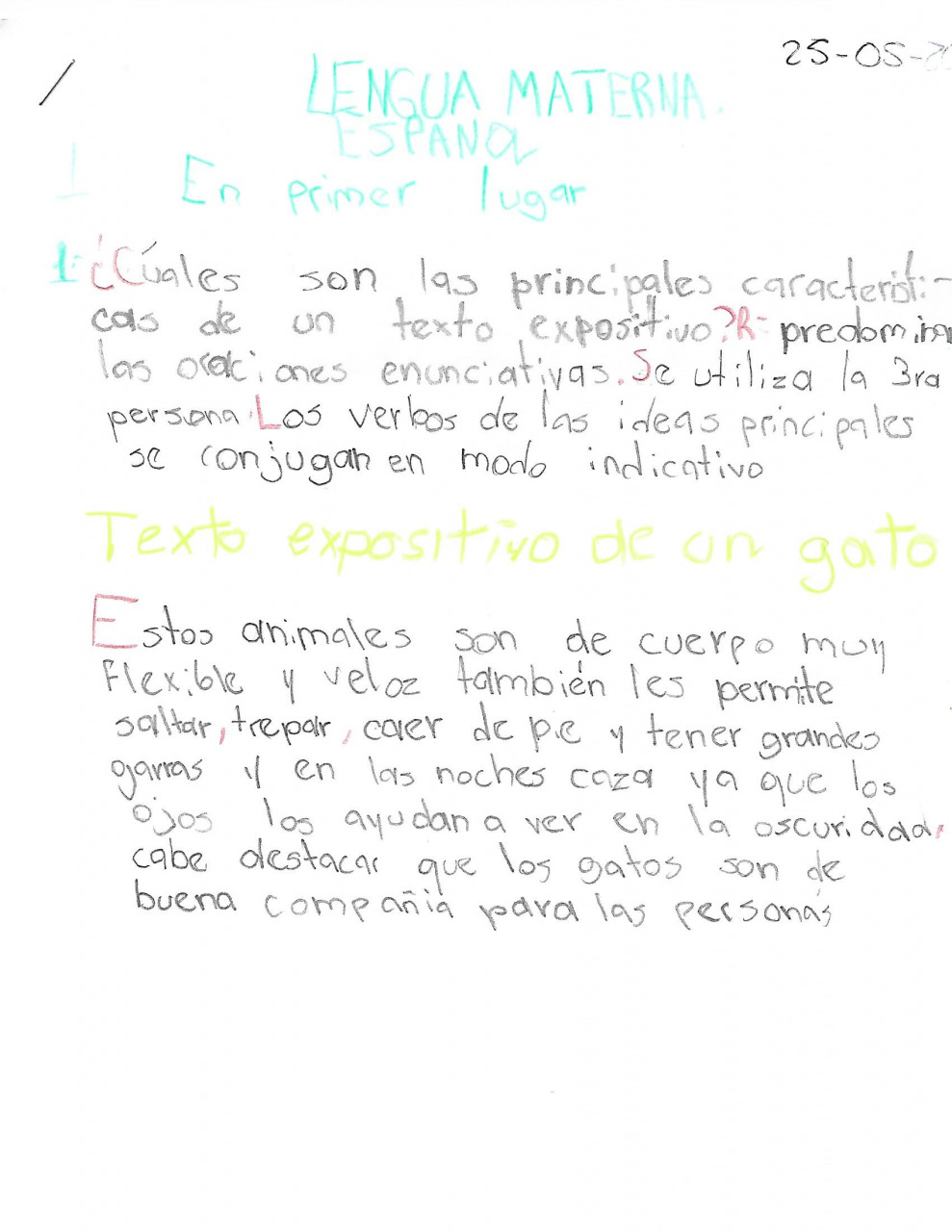 Aprende en Casa 25 al 29 Mayo 20