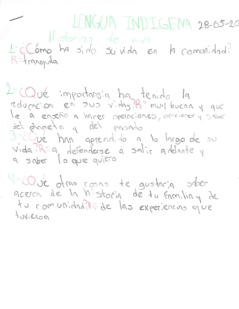 Aprende en Casa 25 al 29 Mayo 20