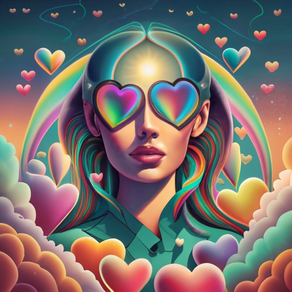 UNA CHICA DEL AMOR ENTRE NUBES DE AMOR