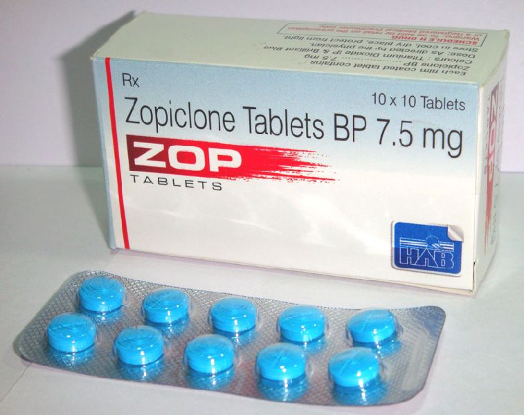 Zopiclone, a medication commonly used to treat insomnia and sleep disorders.