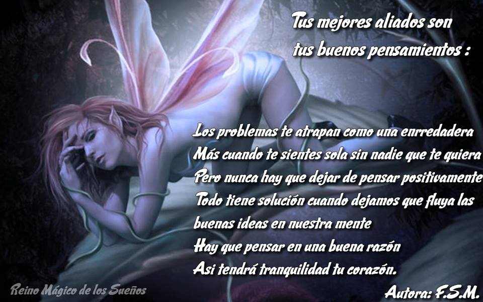 Hay que dejar que nos guíen los buenos pensamientos.
