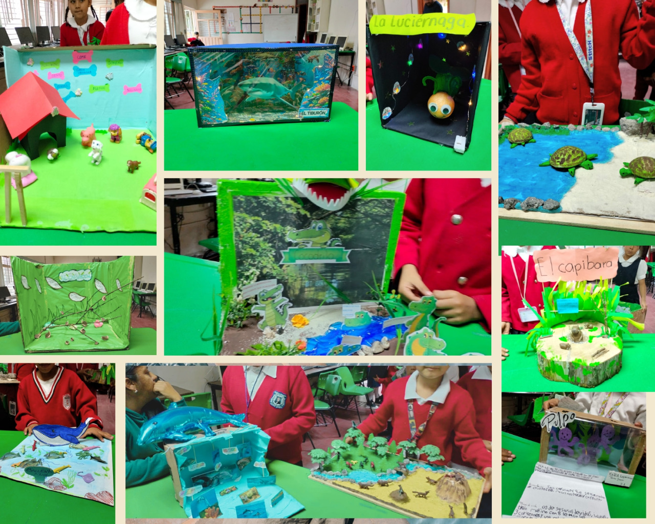 LOS ALUMNOS DE 3o. A INVESTIGARON Y ELABORARON MAQUETAS