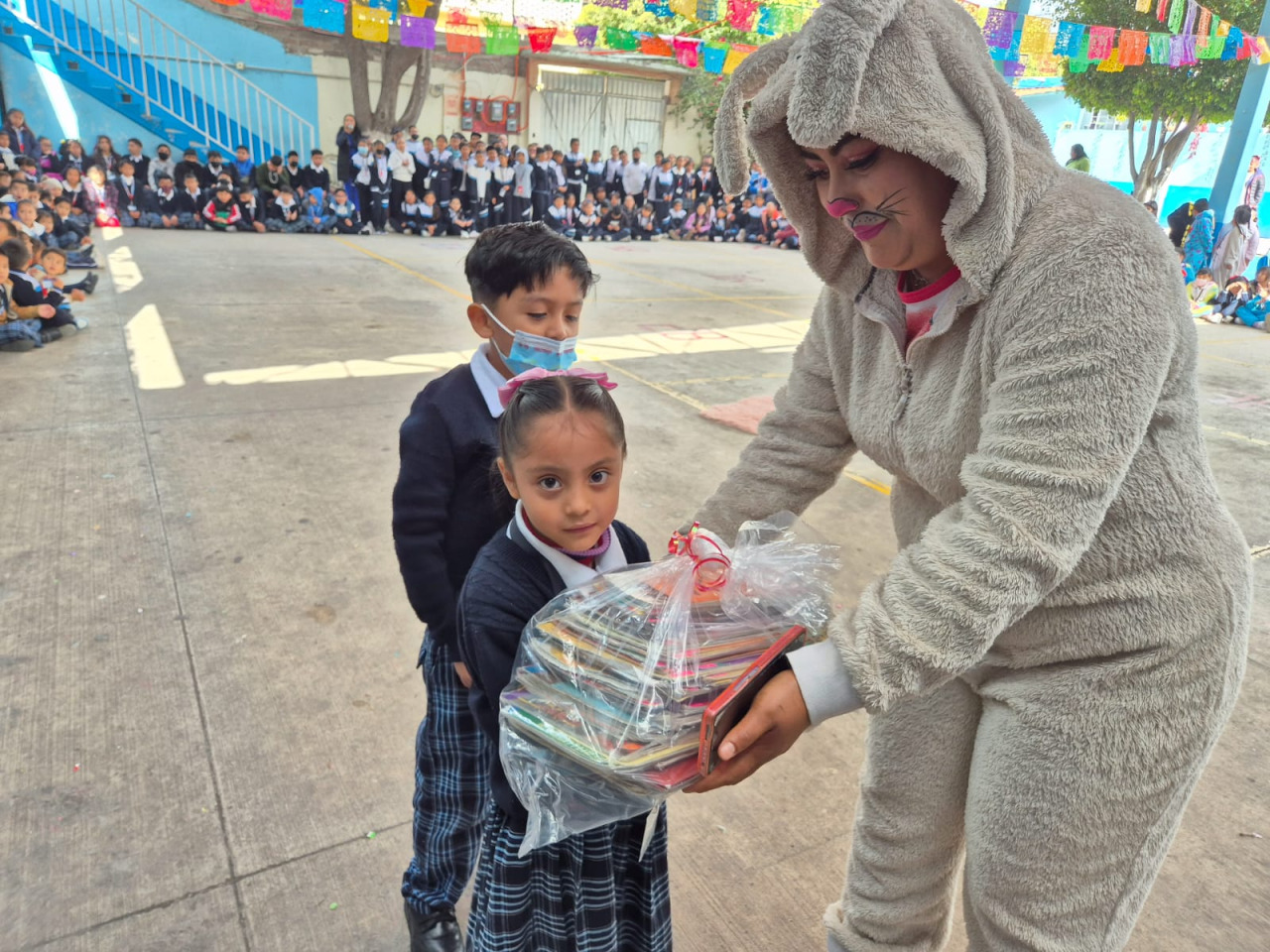 entrega de libros
